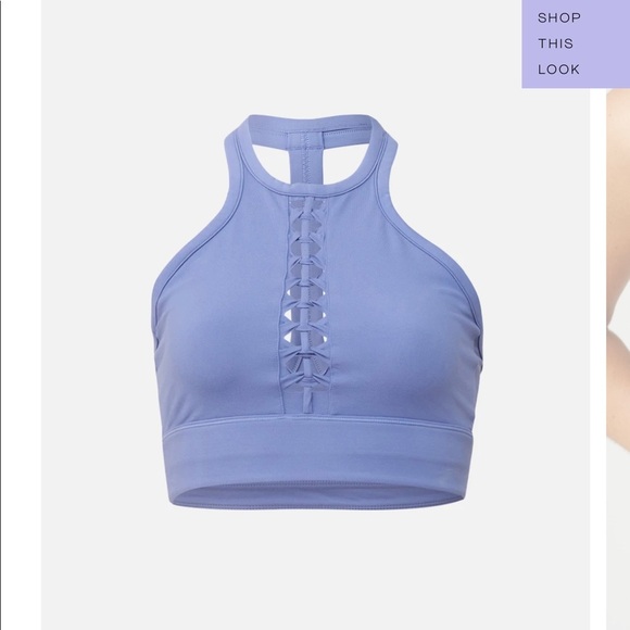 Le Ore Lucca Set: Smokey Amethyst High Rise Pocket Short + Racer Back Bra $136 - Picture 10 of 16